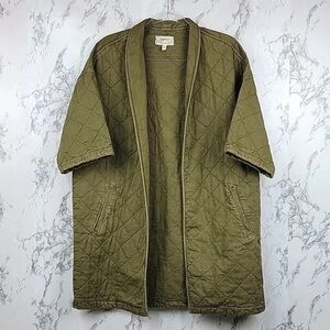 Current/Elliott Olive Quilted Jacket